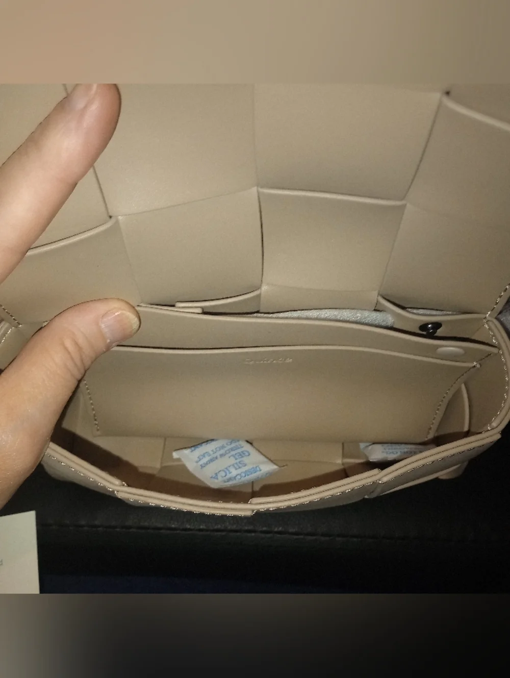 NWT Quince Italian Leather Handwoven Box Belt Bag - Picture 7 of 13